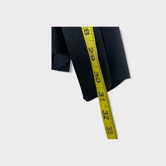 Vintage 90s Off White Black Sleeveless Belted Jumpsuit Medium - Picture 11 of 15